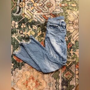 Women’s Distressed  Blue Jeans